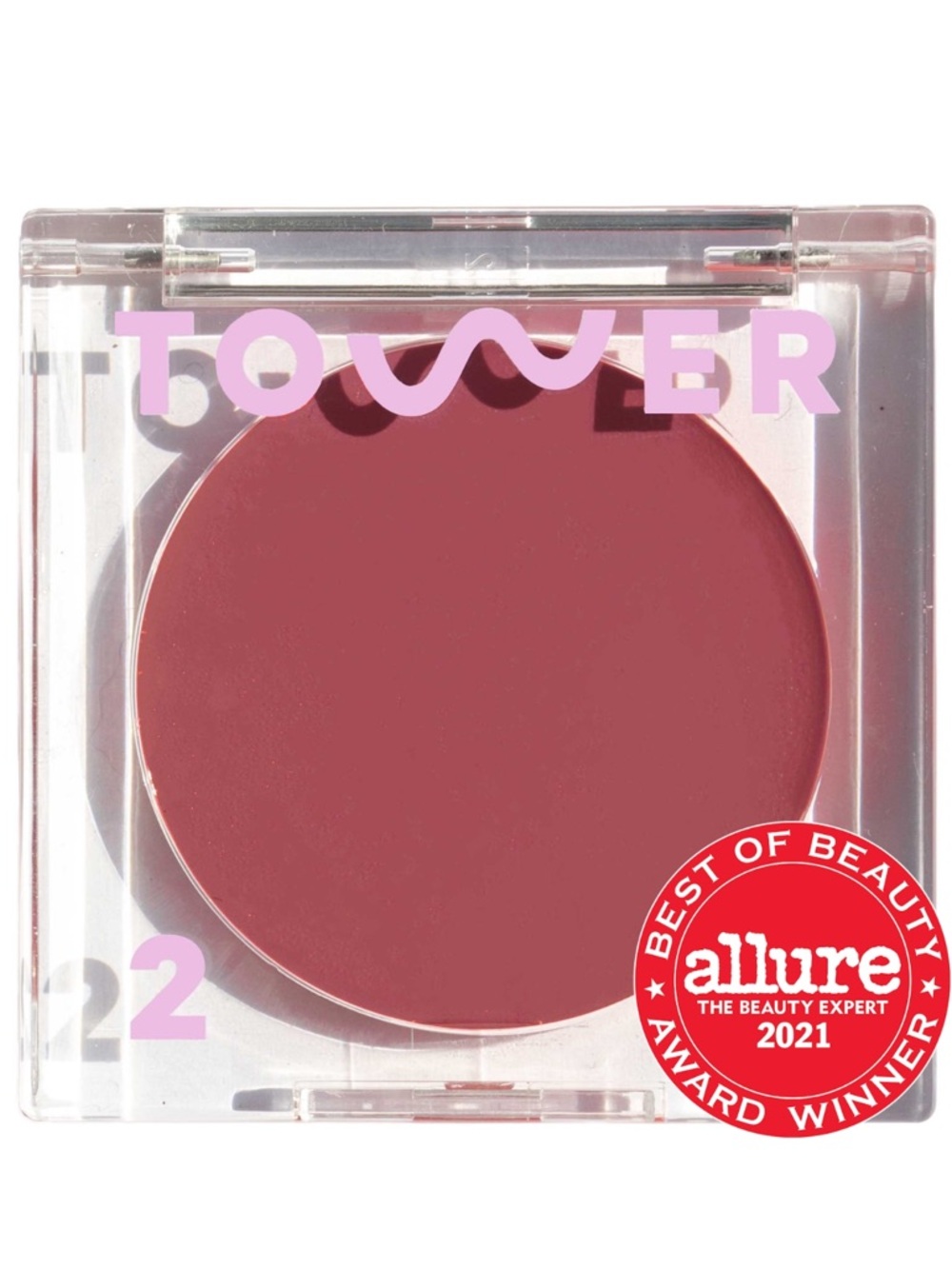 NWT TOWER 28 BEAUTY BeachPlease Lip + Cheek Dewy Cream Blush Office Hours Mauve